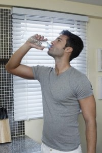 drinking water